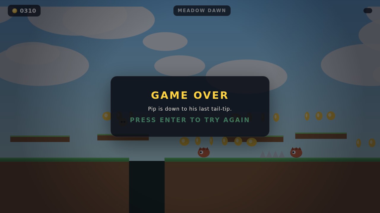 Platformer game built by Mia's TensorFold recipe