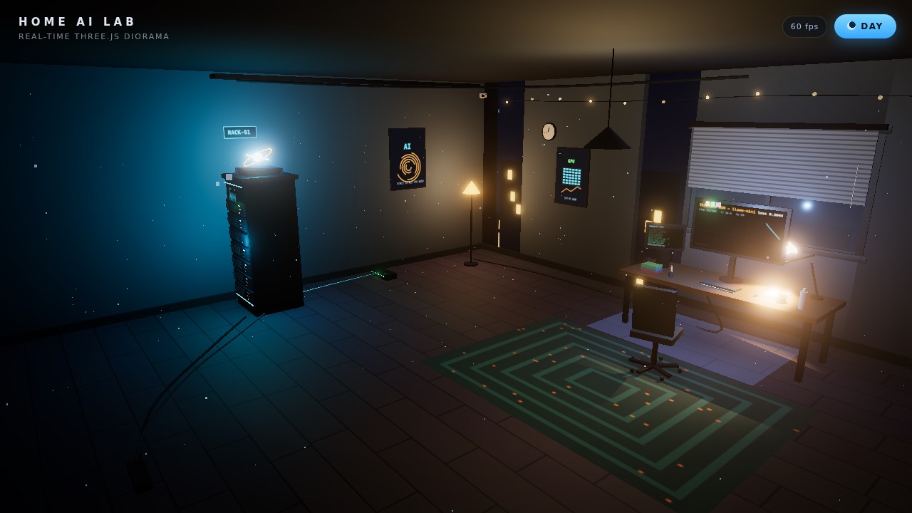 3D scene built by Mia's vLLM kit