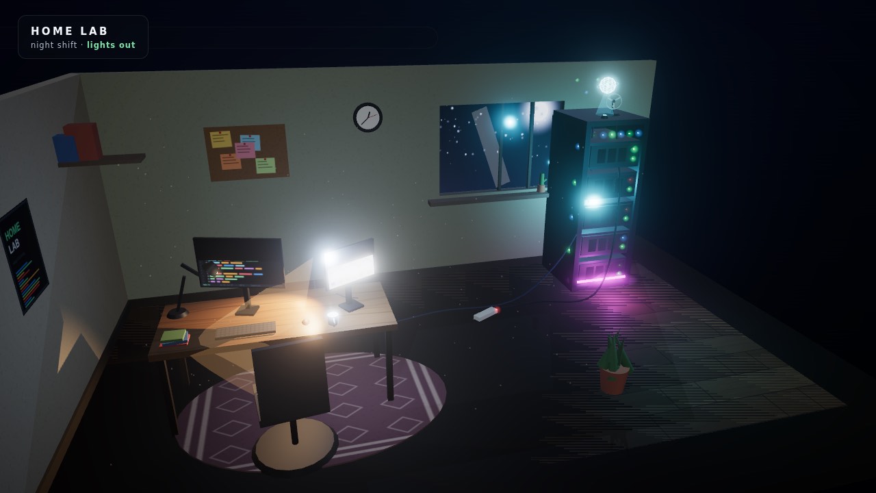 3D scene built by Mia's TensorFold kit