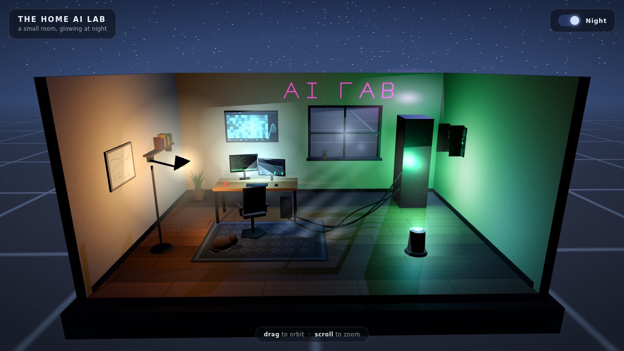 3D scene built by TensorFold 0.6.0