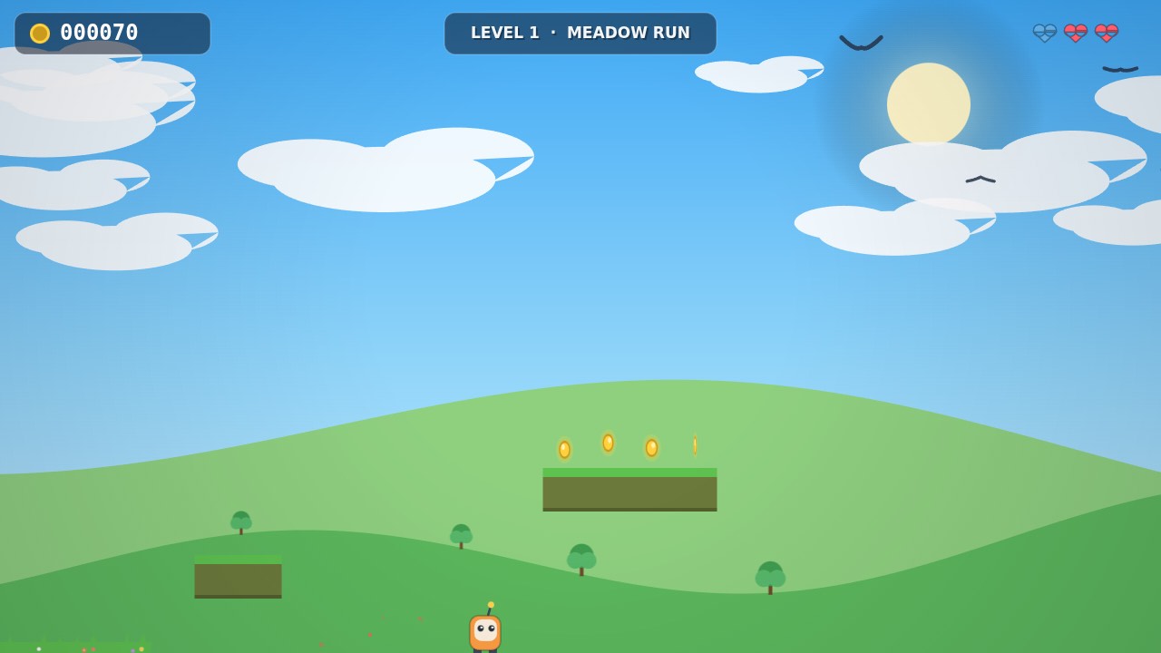 Platformer game built by TensorFold 0.6.0