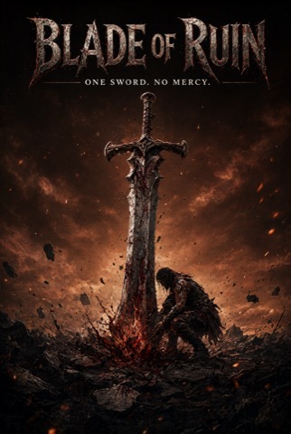Qwen-Image 2.1 · RTX 5090 · 32 GB · dark-fantasy-poster, seed 4210
