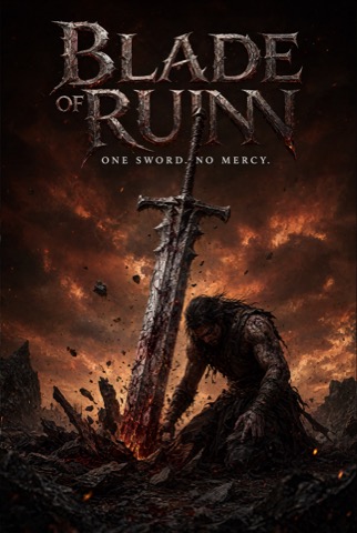 Qwen-Image 2.1 · RTX 5090 · 32 GB · dark-fantasy-poster, seed 4211